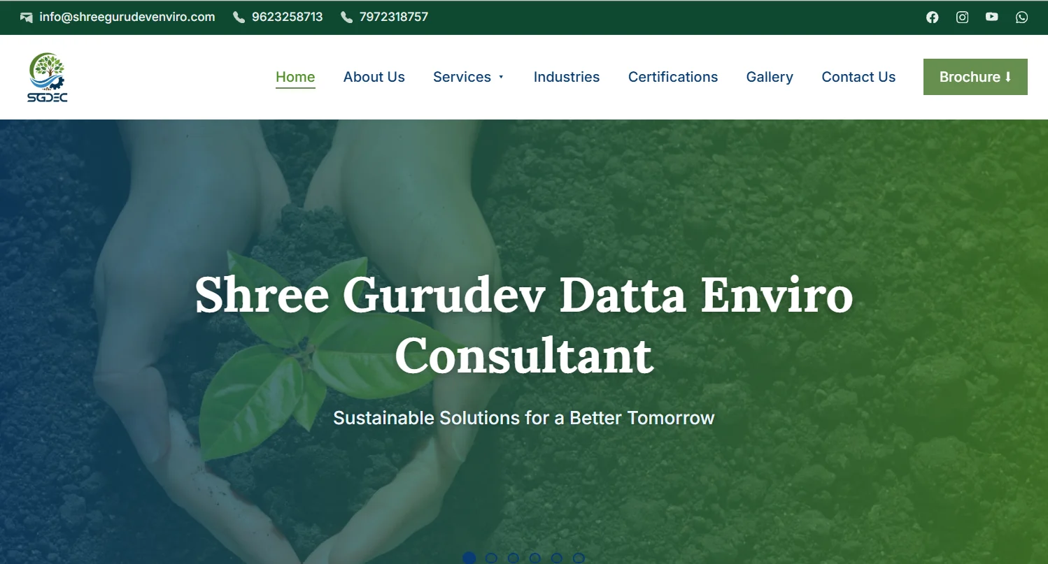 Gurudev Datta Enterprises Screenshot portfolio mockup